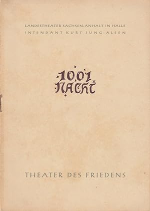 Bild des Verkufers fr Programmheft Johann Strau: TAUSENDUNDEINE NACHT. Operette zum Verkauf von Programmhefte24 Schauspiel und Musiktheater der letzten 150 Jahre