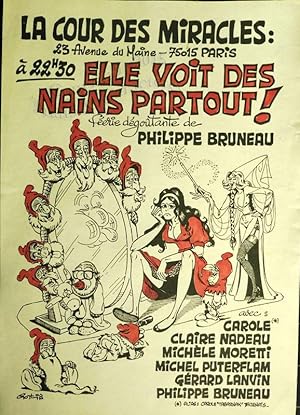 Elle voit des nains partout, féerie dégoûtante de Philippe Bruneau (Affiche).