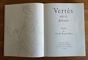 Seller image for VERTS Un et Divers. tude de Claude Roger-Marx. for sale by ABC - Eric Girod