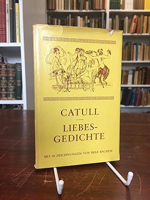 Bild des Verkufers fr Liebesgedichte lateinisch und deutsch. Mit 48 Zeichnungen von Bele Bachem. zum Verkauf von Antiquariat Seibold