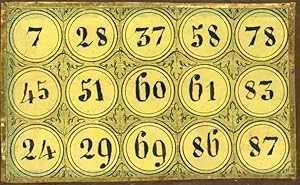 Antique Italian "Tombola" Game