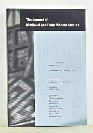 Bild des Verkufers fr The Journal of Medieval and Early Modern Studies, Volume 37, Number 1 (Winter 2007). Special Issue: Mapping the Mediterranean zum Verkauf von Cat's Cradle Books