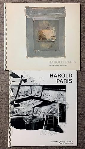 [Two Exhibition Catalogs, one signed]: "The 26 Days of John Little" [together with] Harold Paris,...