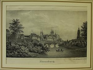 Orig. Lithographie: Merseburg. Ed. Pietzsch.