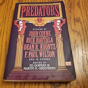 Bild des Verkufers fr Predators/Stories By John Coyne, Rick Hautala, Dean R. Koontz, F. Paul Wilson, and 19 Others zum Verkauf von Whitehorse Books