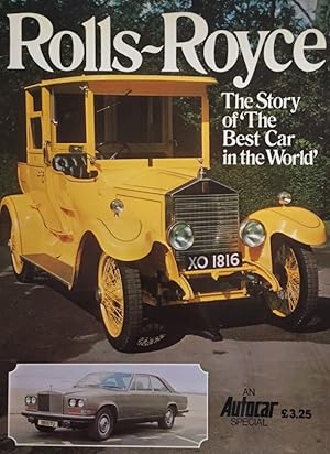 Seller image for Rolls-Royce. The Story of `The Best Car in the World`. Fifth in a series of portfolios of contemporary Road Tests, descriptions, drawings and photographs from the pages of Autocar through the years. An Autocar Special. for sale by Antiquariat J. Hnteler