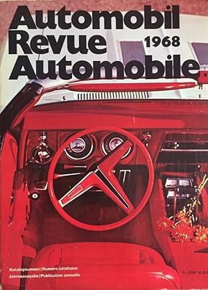 Automobil Revue 1968. Revue Automobile. 63. Jahrgang, 1968.