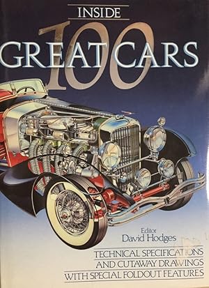 Imagen del vendedor de Inside 100 Great Cars. Technical specifications and cutaway drawings with special foldout features. a la venta por Antiquariat J. Hnteler