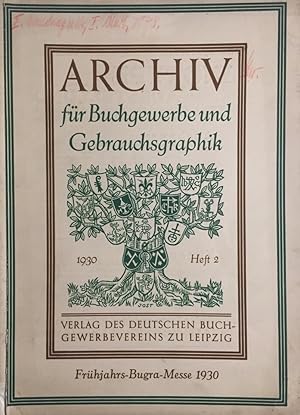 Archiv für Buchgewerbe und Gebrauchsgraphik. Heft 2, 67. Jahrgang, 1930.