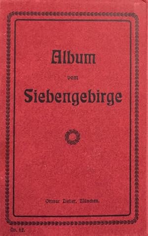 Album vom Siebengebirge. Leporello mit 20 chromolithogr. Postkarten.
