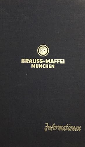 Krauss-Maffei Informationen. Sammelmappe mit 11 Broschüren.