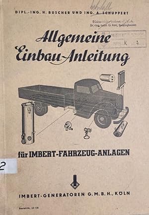 Allgemeine Einbau-Anleitung für Imbert-Fahrzeug-Anlagen. für Imbert-Fahrzeug-Anlagen.