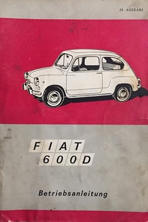 Betriebsanleitung Fiat 600 D.