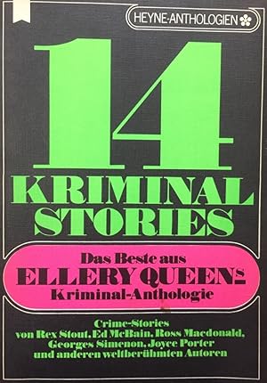 14 Kriminal stories. A.d.Reihe Heyne Anthologien Bd. 52 "Ellery Queens Kriminal-Anthologie"