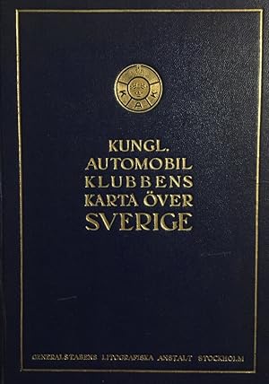 Kungl. Automobilklubbens Karta över Sverige.