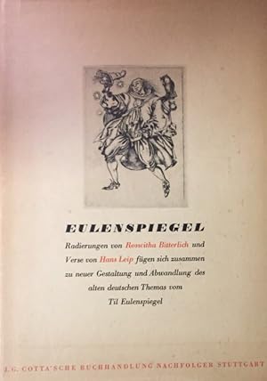 Imagen del vendedor de Eulenspiegel. Abwandlungen eines alten Themas. Elf Gedichte. Elf Radierungen. a la venta por Antiquariat J. Hnteler