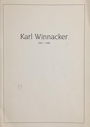 In Memoriam Karl Winnacker (1903-1989). Ehrenvorsitzender der Hoechst AG. Trauerfeier der Hoechst...