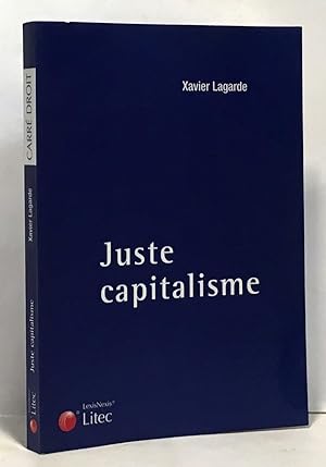 Seller image for Juste capitalisme for sale by crealivres