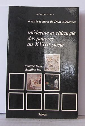 Seller image for Medecine et chirurgie des pauvres au xviiie siecle for sale by Librairie Albert-Etienne