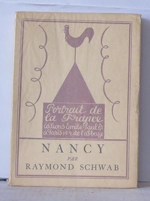 Imagen del vendedor de Nancy a la venta por Librairie Albert-Etienne