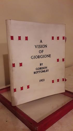 Bild des Verkufers fr A Vision of Giorgione | Three Variations on a Venetian Theme [Signed] zum Verkauf von Little Stour Books PBFA Member