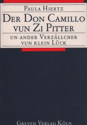 Bild des Verkufers fr Der Don Camillo vun Zi Pitter un ander Verzllcher vun Klein Lck. zum Verkauf von Antiquariat Jenischek