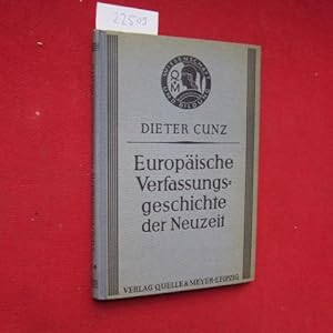 Seller image for Europische Verfassungsgeschichte der Neuzeit. Wissenschaft und Bildung ; 304. for sale by Versandantiquariat buch-im-speicher