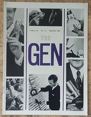 Image du vendeur pour The Gen Volume 22 March 1967 No.11 mis en vente par Shore Books