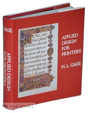 APPLIED DESIGN FOR PRINTERS, A HANDBOOK OF THE PRINCIPLES OF ARRANGEMENT, WITH BRIEF COMMENT ON T...