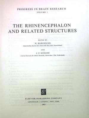 Image du vendeur pour The Rhinencephalon and related Structures. Progress in Brain Research, Vol. 3 mis en vente par books4less (Versandantiquariat Petra Gros GmbH & Co. KG)