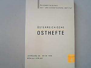 Imagen del vendedor de Osterreichische Osthefte : Zeitschrift des osterreichischen Ost-und Sudosteuropa-Instituts. Jahrgang 38. Heft 4. a la venta por Antiquariat Bookfarm