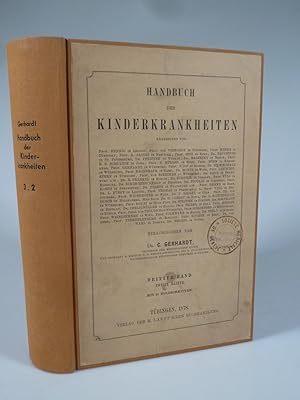 Bild des Verkufers fr Handbuch der Kinderkrankheiten Band 3.2 Krankheiten der Athmungsorgane. zum Verkauf von Antiquariat Dorner