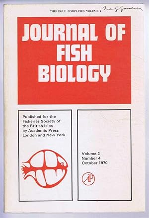 Journal of Fish Biology. Volume 2, Number 4, October 1970