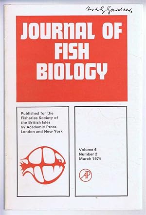 Imagen del vendedor de Journal of Fish Biology. Volume 6, Number 2, March 1974 a la venta por Bailgate Books Ltd