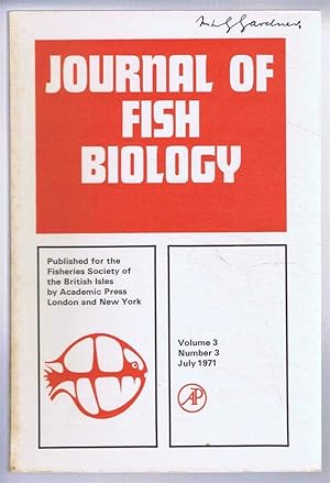 Seller image for Journal of Fish Biology. Volume 3, Number 3, July 1971 for sale by Bailgate Books Ltd