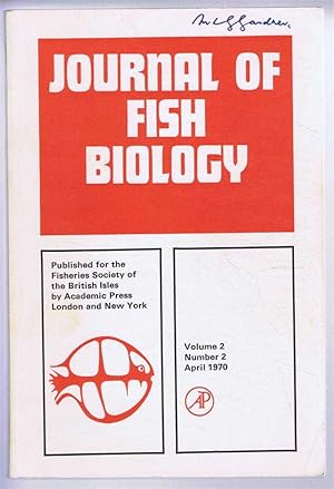 Bild des Verkufers fr Journal of Fish Biology. Volume 2, Number 2, April 1970 zum Verkauf von Bailgate Books Ltd