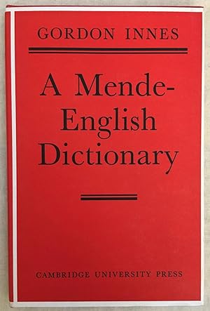 A Mende-English Dictionary