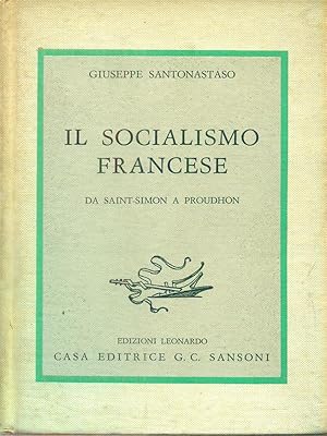 Immagine del venditore per Il socialismo francese venduto da Librodifaccia