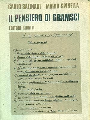 Immagine del venditore per Il pensiero di Gramsci venduto da Librodifaccia