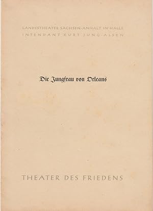 Bild des Verkufers fr Programmheft Friedrich Schiller: DIE JUNGFRAU VON ORLEANS Spielzeit 1953 / 54 zum Verkauf von Programmhefte24 Schauspiel und Musiktheater der letzten 150 Jahre