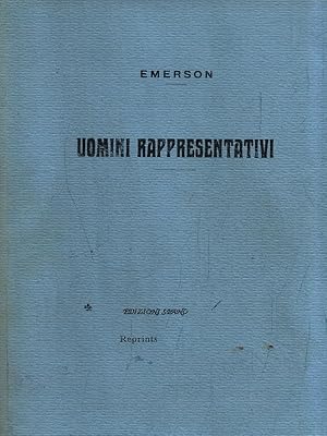 Seller image for uomini rappresentativi for sale by Librodifaccia