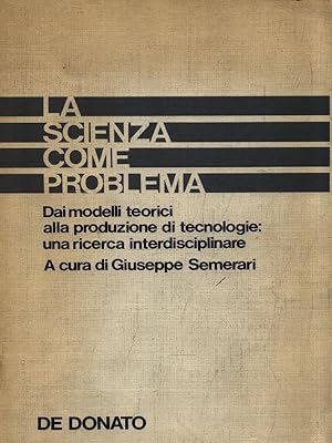 Bild des Verkufers fr La scienza come problema zum Verkauf von Librodifaccia