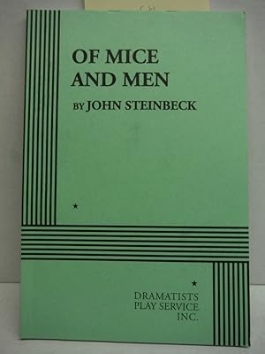 Bild des Verkufers fr Of Mice and Men (A Three Act Play) zum Verkauf von Imperial Books and Collectibles