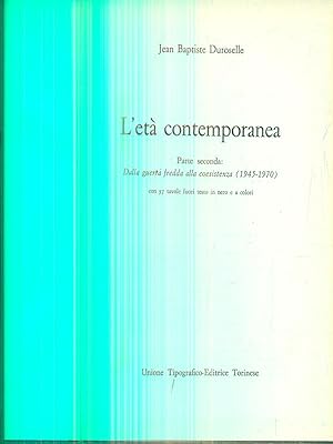 Seller image for L'eta' contemporanea. Parte seconda for sale by Librodifaccia