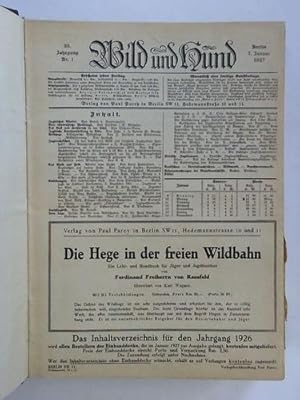 Illustrierte Jagdzeitung - 33. Jahrgang 1927, Nr. 1 bis 52 zusammen in einem Band