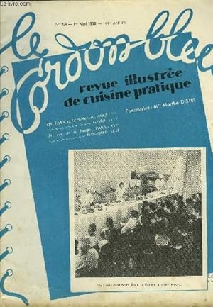 Image du vendeur pour Le Cordon Bleu - Revue illustre de cuisine pratique n 954 - 44e anne - 1er Mai 1938 : La cuisine scandinave - Hrsie ou logique gastronomique - Les oeufs - La haute cuisine : le jambon glac  la Maryland, par H. Pellaprat - La cuisine bourgeoise simp mis en vente par Le-Livre