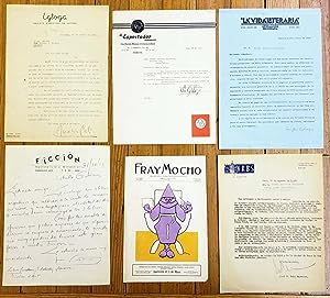 Imagen del vendedor de Important Collection of Manuscript Letters, Manuscritpts in Letterheads papers of Literary and Political Magazines, Editorials, Newspapers and Writers. a la venta por Chaco 4ever Books