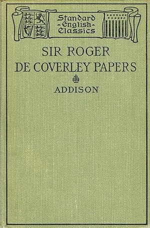 Imagen del vendedor de The Roger De Coverley Papers : a la venta por Sapphire Books