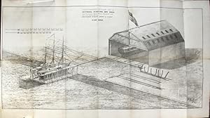 A brief sketch of the plan and advantages of a sectional floating dry dock, combined with a perma...