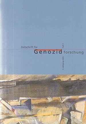 Immagine del venditore per Heft 1; 2005. Zeitschrift fr Genozidforschung. 6. Jahrgang. venduto da Fundus-Online GbR Borkert Schwarz Zerfa